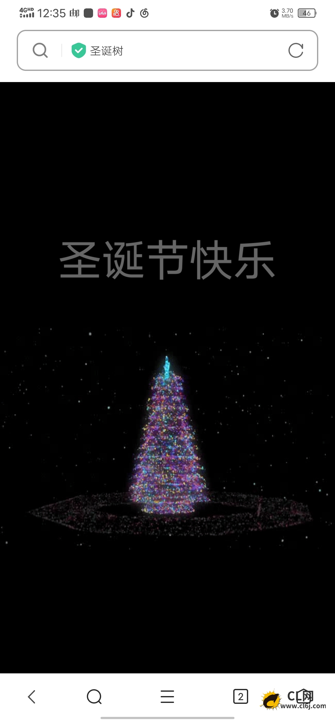 抖音同款圣诞树源码-CL网